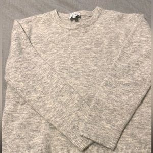 & Other Stories Gray Alpaca Wool Sweater - Size L